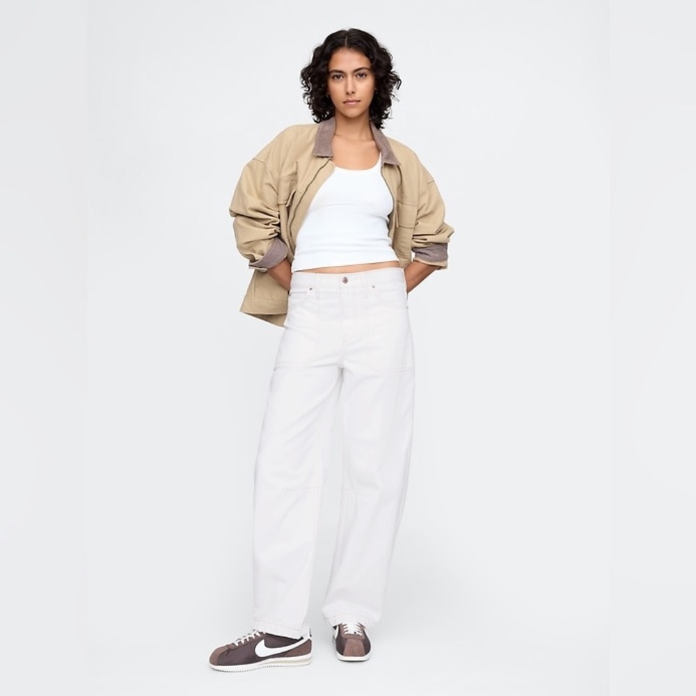 High Rise Barrel Carpenter Jeans